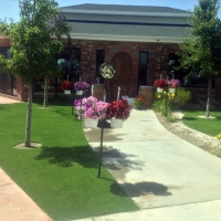 Artificial Grass Lake Butler Florida Landscape Front Yard