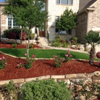 Artificial Turf Goldenrod Florida Landscape Back Yard