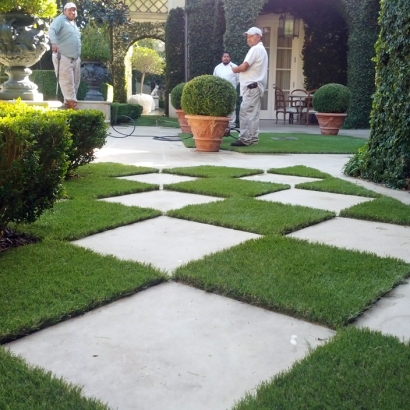 Artificial Grass Highland Park Florida Landscape Front