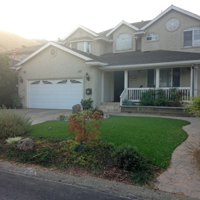 Synthetic Grass Kathleen Florida Landscape Front Yard