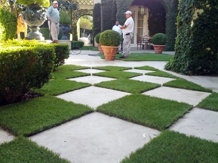 Artificial Grass Highland Park Florida Landscape Front