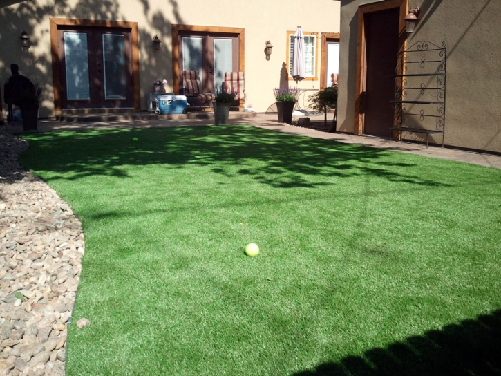 Fake Turf Sorrento Florida Landscape Front Yard