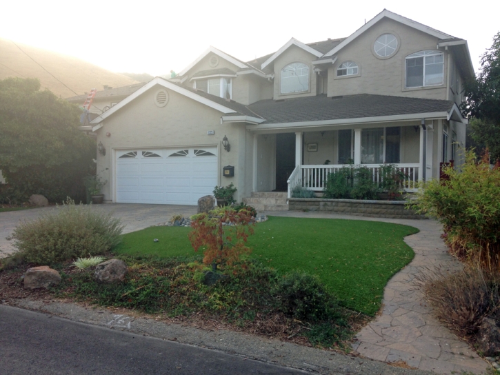 Synthetic Grass Kathleen Florida Landscape Front Yard