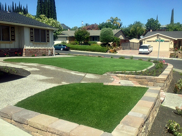 Synthetic Grass Lake Wales Florida Landscape Pavers Back